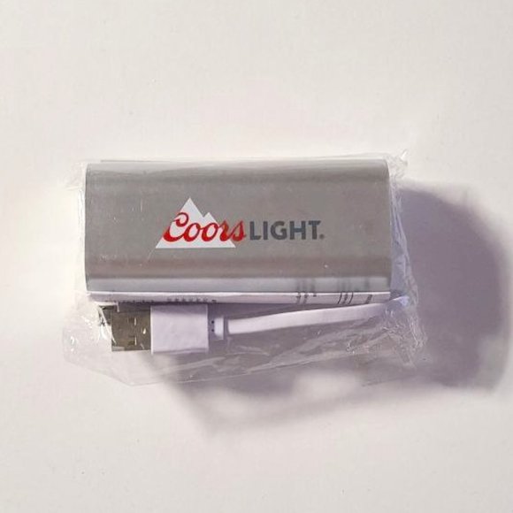 Coors light External 2000mAh Power Bank Portable - NEW - Picture 1 of 1